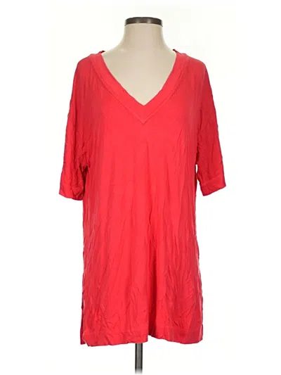Pre-owned Soma 3/4 Sleeve T-shirt In Red