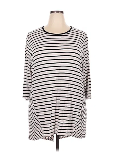 Pre-owned Soma 3/4 Sleeve T-shirt In White