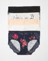 Soma 5-pack Women's Embraceable Hipster Panty With Crochet Lace Waist Size Small |
