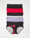 Soma 5-pack Women's Embraceable Hipster Panty With Lace Size Large |  In Merry Dot Multipack