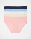 Soma 5-pack Women's Enbliss Soft Stretch Hipster Panty Size Small |  In Paloma Glow Multipack