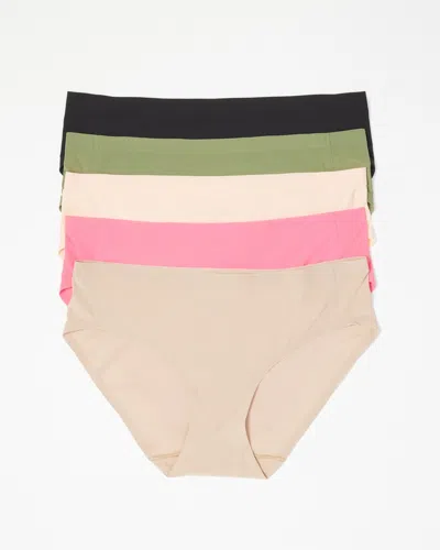 Soma 5-pack Women's Enbliss Soft Stretch Hipster Panty Size Xs |