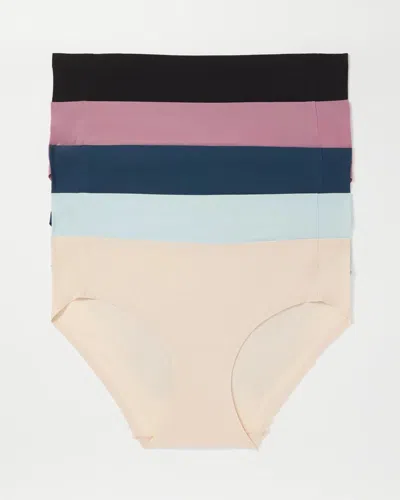 Soma 5-pack Women's Enbliss Soft Stretch Hipster Panty Size Xs |  In Evening Sky Multi Pack