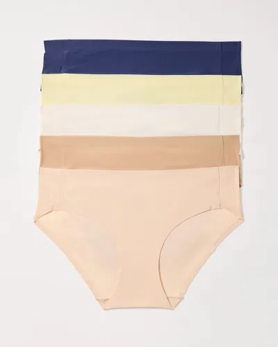 Soma 5-pack Women's Enbliss Soft Stretch Hipster Panty Size Xs |  In Yellow Aura Multipack