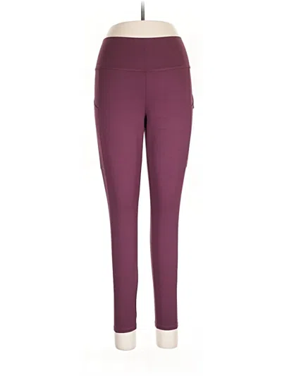 Pre-owned Soma Active Pants In Burgundy