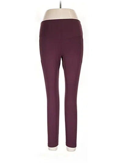 Pre-owned Soma Active Pants In Burgundy