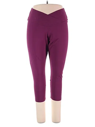 Pre-owned Soma Active Pants In Purple