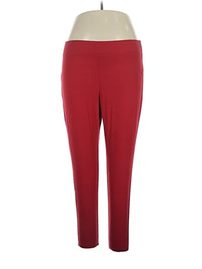 Pre-owned Soma Active Pants In Red