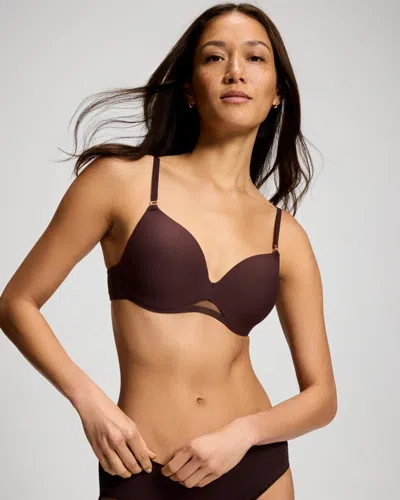 Soma Bodify Perfect Coverage T-shirt Bra In Brown Size 32g |  Women's Bras In Chocolate Plum