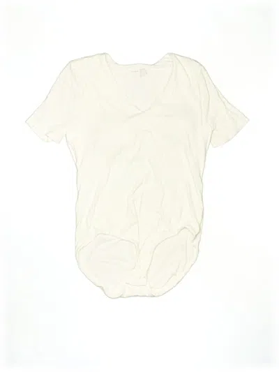 Pre-owned Soma Bodysuit In Ivory