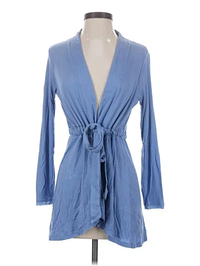 Pre-owned Soma Cardigan Sweater In Blue