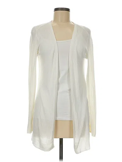Pre-owned Soma Cardigan Sweater In White