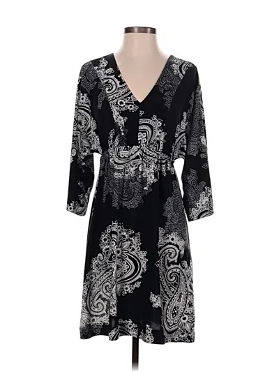 Pre-owned Soma Casual Dress In Black