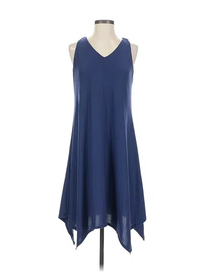 Pre-owned Soma Casual Dress In Blue