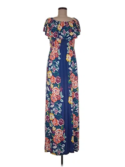 Pre-owned Soma Casual Dress In Blue