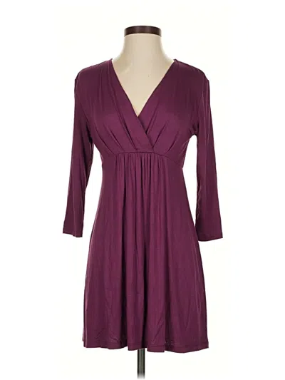 Pre-owned Soma Casual Dress In Burgundy