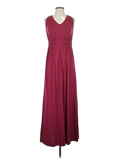 Pre-owned Soma Casual Dress In Burgundy