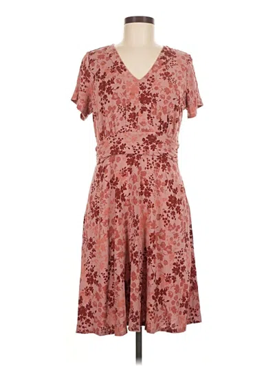 Pre-owned Soma Casual Dress In Burgundy