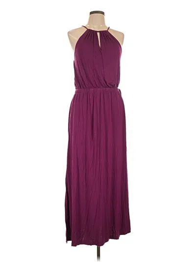 Pre-owned Soma Casual Dress In Burgundy