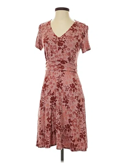 Pre-owned Soma Casual Dress In Burgundy