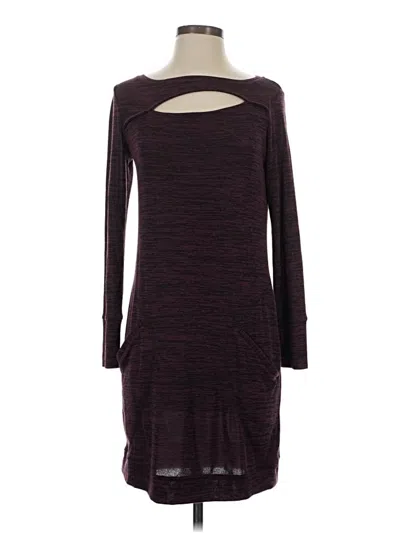 Pre-owned Soma Casual Dress In Burgundy