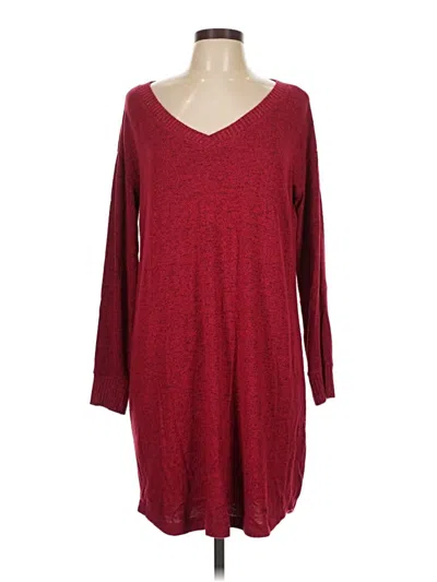 Pre-owned Soma Casual Dress In Burgundy