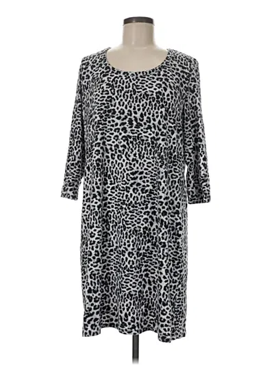 Pre-owned Soma Casual Dress In Gray