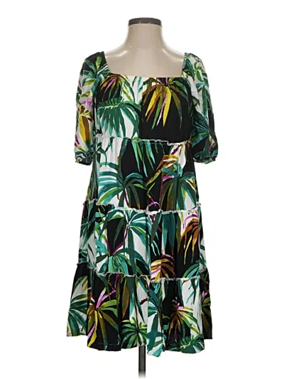 Pre-owned Soma Casual Dress In Green