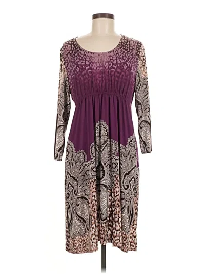 Pre-owned Soma Casual Dress In Purple