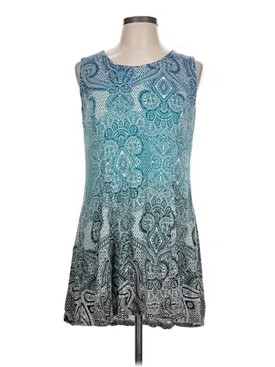 Pre-owned Soma Casual Dress In Teal