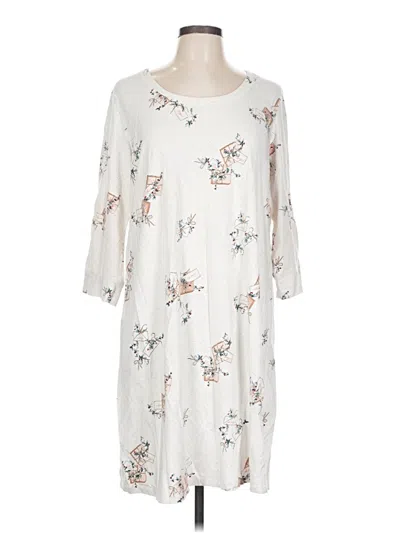 Pre-owned Soma Casual Dress In White