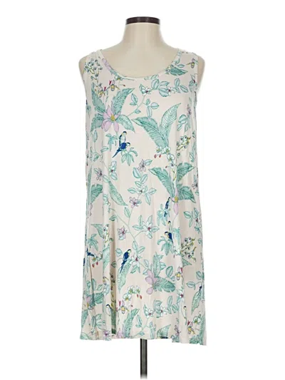 Pre-owned Soma Casual Dress In White