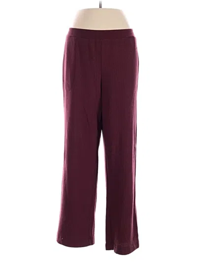 Pre-owned Soma Casual Pants In Burgundy