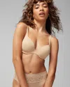 Soma Embraceable Enchanting Lace Demi Bra In Nude