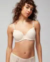 Soma Embraceable Perfect Coverage Convertible Bra With Lace Back In Light Nude Size 42dd |  Women's B In Light Nude