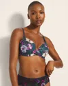 Soma Embraceable Perfect Coverage T-shirt Bra In Navy Blue Size 32c |  In Fleur Ever Mini Navy