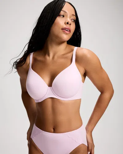 Soma Embraceable Perfect Coverage T-shirt Bra In Purple Size 32b |  Women's Bras In Lilac Tint