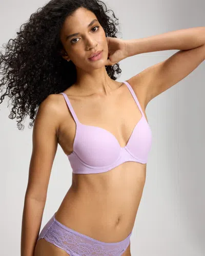 Soma Embraceable Perfect Coverage T-shirt Bra In Purple Size 34b |  Women's Bras In Lavender Breeze