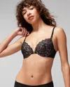 Soma Embraceable Push-up Front Close Bra With Lace In Black Size 40d |  Women's Bras