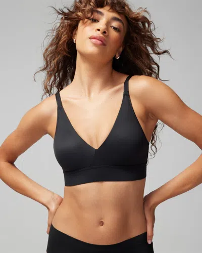 Soma Embraceable Wireless Unlined Bra In Black