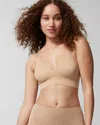 Soma Embraceable Wireless Unlined Bra In Nude