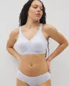 Soma Embraceable Wireless Unlined Full Coverage Bra In Blue Size 36ddd |  Women's Bras In Ocean Air