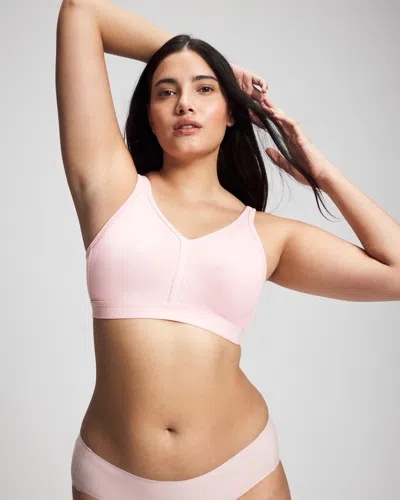 Soma Embraceable Wireless Unlined Full Coverage Bra In Pink Size 44d |  Women's Bras In Pretty Pink