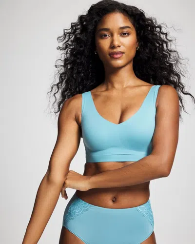 Soma Enbliss Bralette In Blue Size Small |  Women's Bras In Delphinium Blue