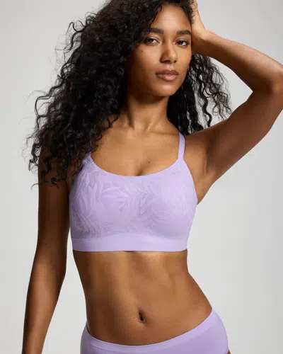 Soma Enbliss Lace Adjustable Bralette In Purple Size Xs |  Women's Bras In Lavender Breeze