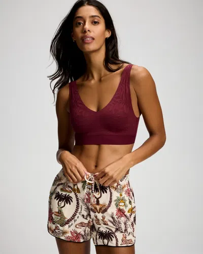 Soma Enbliss Lace Bralette In Velvet Plum Size Small |  Women's Bras