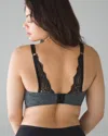 Soma Enbliss Luxe Lace Back Wireless Bra In Black