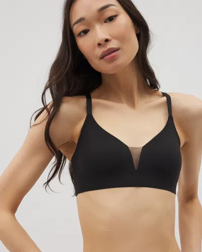 Soma Enbliss Mesh Adjustable Bralette In Black Size Xl |  Women's Bras