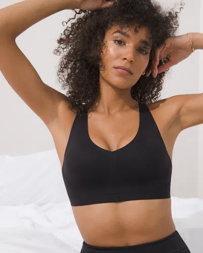 Soma Enbliss Racerback Bralette In Black