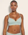 SOMA ENBLISS WIRELESS BRA IN GREEN SIZE 40C | SOMA